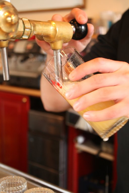 Bier tappen