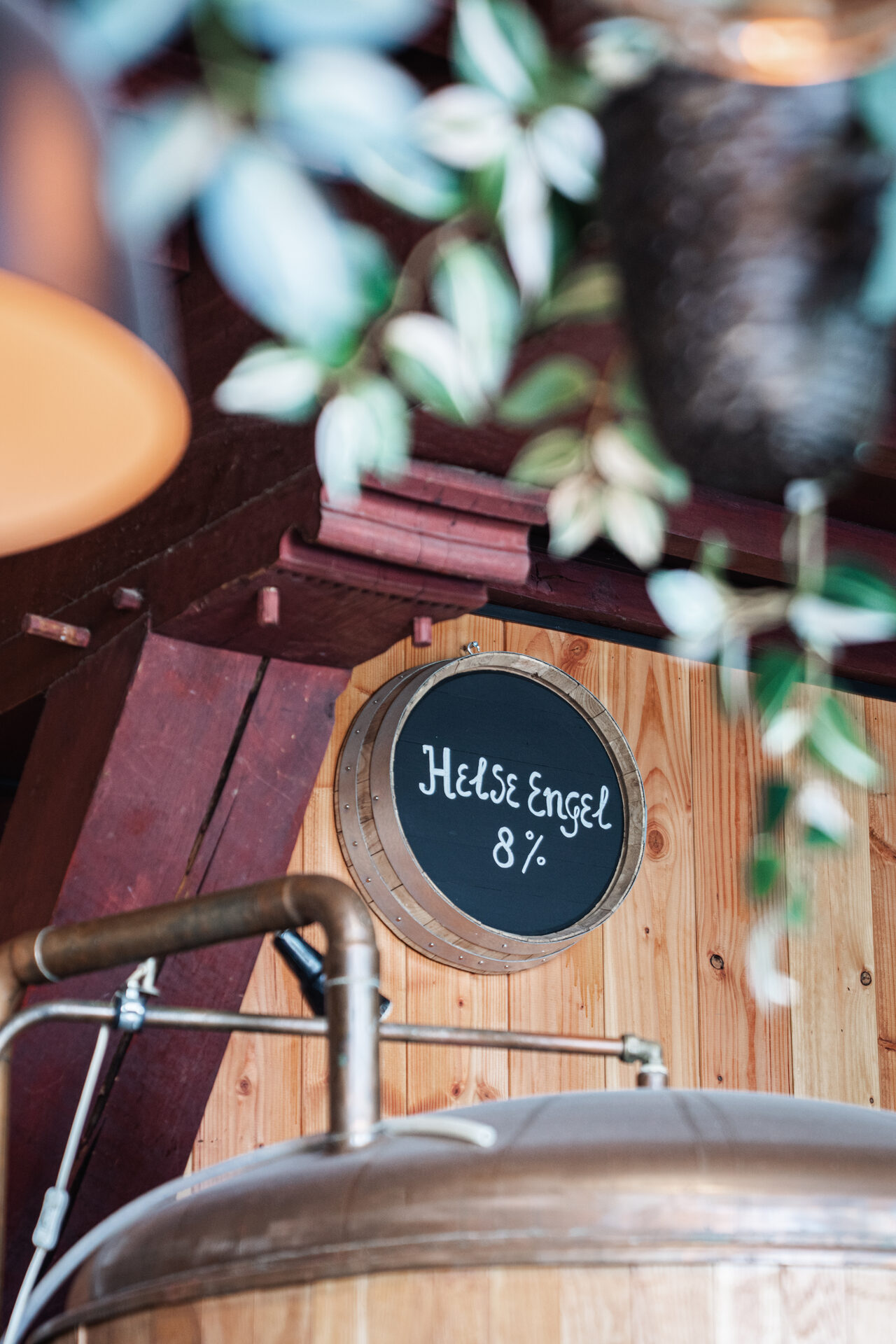 Ardoise avec le Helse Engel de la brasserie De Hemel